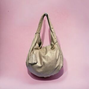 💕 Loewe Leather Gold Tassel Hobo Bag💕